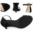 thumbnail image 4 of Unique Bargains Women's Ankle Strap Heel Stiletto High Heels Sandals, 4 of 7