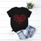 thumbnail image 2 of Camisas casuales de manga corta para mujer Tops Blusa con cuello en O con estampado del día de San Valentín Fridja  gope1101, 2 of 3