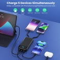 thumbnail image 4 of Cargador portátil Power Bank 40800 mAh con 3 cables integrados, 4 of 8