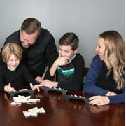 Pressman Deluxe Tri-Ominos Game - The Domino Game With a Three-Sided Twist