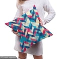 thumbnail image 5 of Ambesonne Chevron Fabric by the Yard Upholstery, Downward Parallel Lines, 1 Yard, Multicolor, 5 of 5