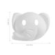 thumbnail image 3 of EeaseMX Máscara de elefante Máscara de pintura Disfraz de cara completa Pulpa Máscara blanca en blanco para pintura DIY, 3 of 7