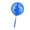 Blue, variant on Small Retractable Long Handle Dip Net Aquarium Fish Tanks Filter Net for Children Enduring