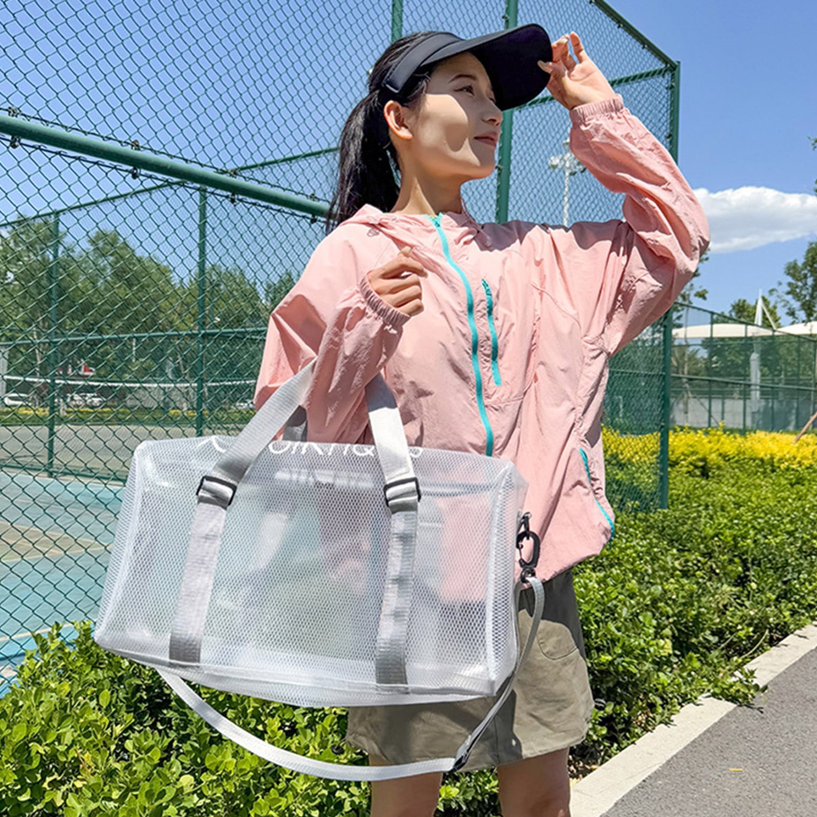 Sport PVC Duffle Bag Waterproof Lightweight Design Shoulder Bags For Fitness Travel And Daily Use