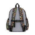 thumbnail image 3 of Mushroom and Cone Black Pattern Backpack for School, Cute School Bag with Adjustable Shoulder Straps and Padded Back, 13.4"x11"x4.7", 3 of 5