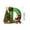 D, variant on HongHeng 26 Letter Ornaments Green Santa Claus Xmas Alphabet Letters Pendant Acrylic Hanging Christmas Tree Decorations Holiday Decorative Ornament for DIY Crafts Home Party Decor