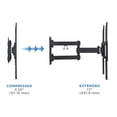 thumbnail image 2 of Mount-It! Full Motion TV Wall Mount, Long 17" Extension, Fits 26" to 55" TV's, Capacity 77 lbs., 2 of 9