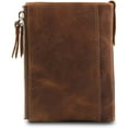 thumbnail image 5 of Genuine Leather Multipurpose Bifold Wallet ID holder - RFID ing - Unisex (Brown), 5 of 5