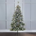 thumbnail image 4 of NOMA Cypress 7' Multi-Color LED Pre-Lit Flocked Artificial Christmas Tree, 4 of 8