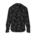 thumbnail image 3 of Sigee White Pineapples Print UPF50+ Men's Sun Protection Hoodie Shirt SPF UV Shirt Long Sleeve Fishing Outdoor Lightweight, S-3XL, 3 of 9