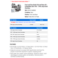 thumbnail image 2 of Front and Rear Brake Pad and Rotor Kit - Compatible with 1994 - 1998 Jeep Grand Cherokee 1995 1996 1997, 2 of 2