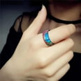 thumbnail image 7 of Acrylic Rainbow Gradient Rings - Customized Jewelry for a Fashionable and Unique Style, 7 of 7