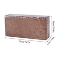 thumbnail image 3 of High Nutrition Coconut Coir Brick, High Expansion Coconut Fiber Substrate with Low EC and PH Balance, Organic Coco Coir for Garden Soil Potting Flower Herbs Vegetables(L-7.87"*1.2"#1), 3 of 6