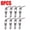 8PCS-105 hook iron, variant on 8/2PCS 90 Degree Duck-mouth Buckle Hook Lock Silver Metal Spring Hasp Latch Catch Clamps Wooden Box Loaded Draw Clasp Hardware