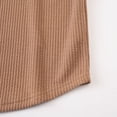 thumbnail image 6 of Men's Slim Fit Polo Shirts Short Sleeve Breathable Stand up Collar Button Down Golf Shirts Ribbed Knit Soft Cotton Tops Sizes S-2XL Khaki, 6 of 8