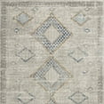thumbnail image 4 of HomeRoots 480320 5 x 7 ft. Ivory Gray & Blue Southwestern Power Loom Non Skid Rectangle Area Rug, 4 of 5