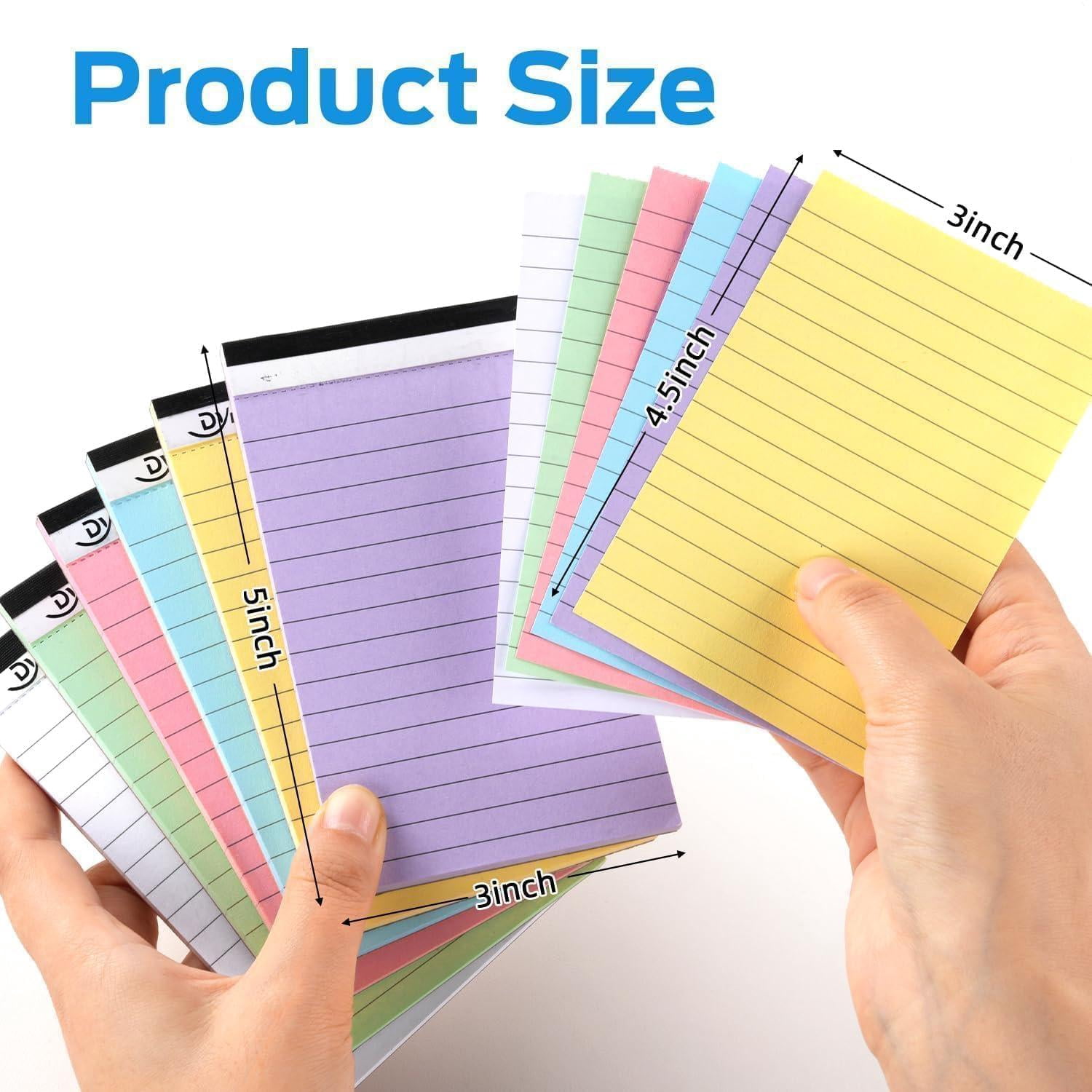 36 3x5 Note Pads  45 Sheets Per College Ruled Mini Writing 80gsm Colored Paper 1620 Multicolor Cute Notepads For Gift