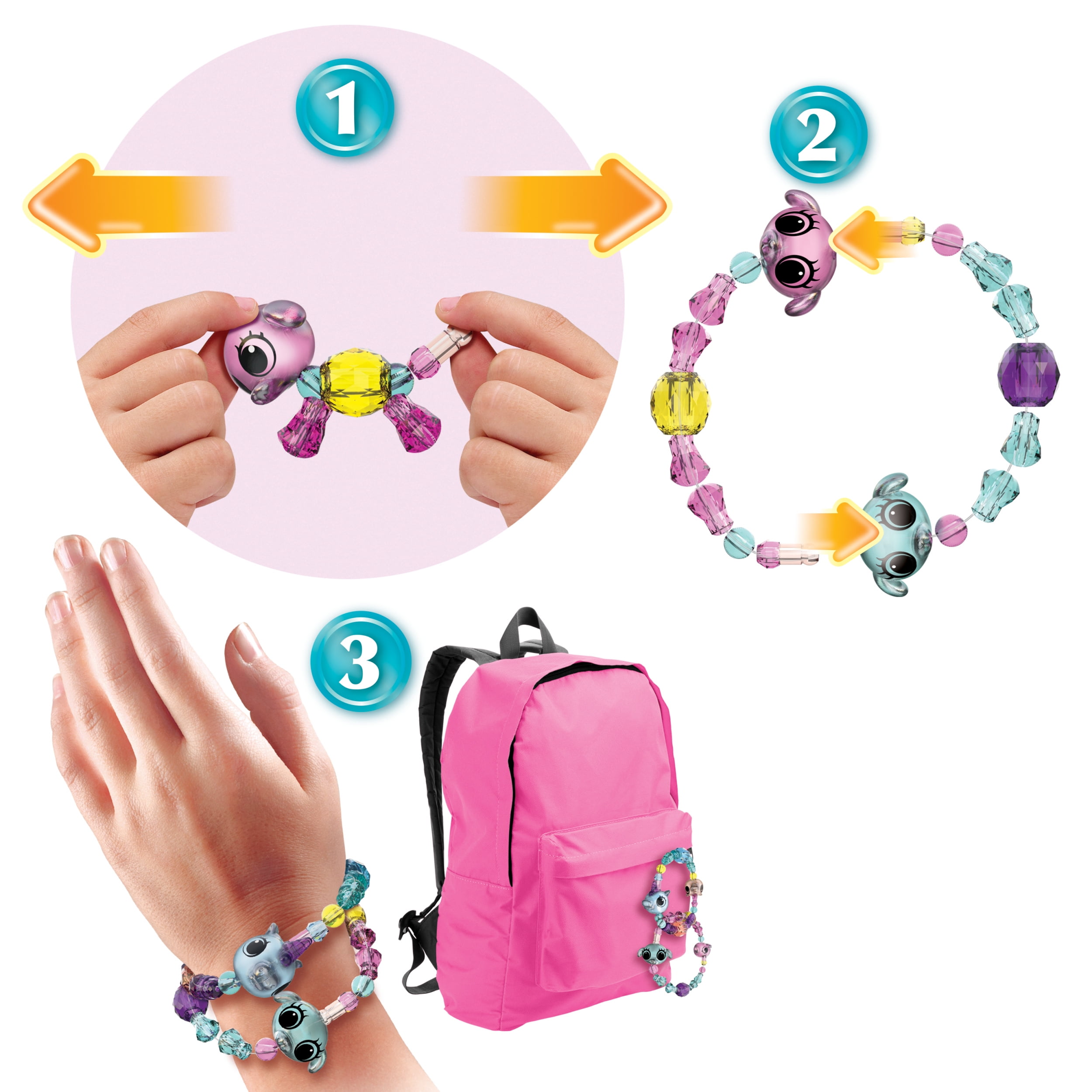 Twisty Petz Babies 4-Pack Unicorns and Puppies Collectible Bracelet Set for...