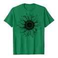 thumbnail image 2 of Sgkm T Shirts For Women Sunflower Graphic Tees Shirts Casual Cute Short Sleeve Tops, 2 of 7
