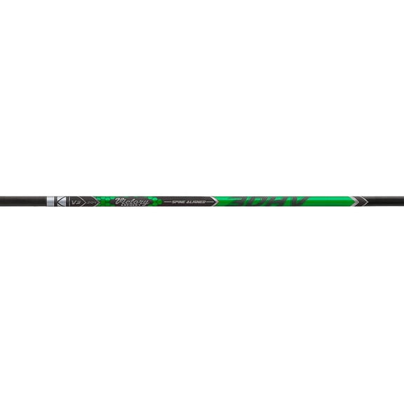 Victory Archery 3DHV Gamer 600 Target Shafts 12pk, 5.5 GPI, High Modulus Carbon, ICE Nano Ceramic Coating, Micro-Diameter, Spine-Aligned (RIPXVGA-600S-12)