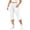 White, variant on Womens Plus Size Stretchy Leggings Elastic Waist Butt Lifting Side Slit Bow Tie Hem Capri Pants Casual Workout Yoga Pants Purple