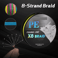 thumbnail image 2 of Línea Trenzada Bloosom  Cuerda Pesca 8 Hilados 300 M 60L, 2 of 5