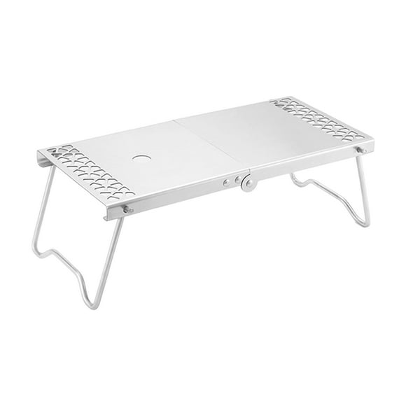 Mini estufa de Camping Cola Soporte plegable de acero inoxidable portátil