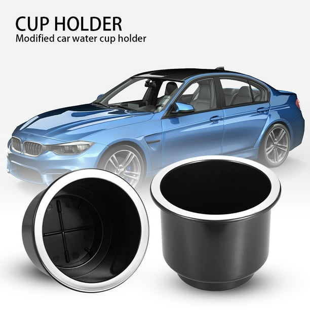 Acheter Porte-gobelet de boisson de Console centrale avant de voiture +  plateau porte-monnaie en Fiber de carbone de remplacement pour BMW