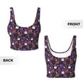 thumbnail image 4 of Yiaed Halloween Sweet Candy Print Ladies Waistcoat Women Sports Vest Vest Sports Women Sports Top Yoga Vest for women-Large, 4 of 8