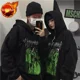 thumbnail image 3 of Ropa para hombre Sudaderas con capucha negras Sudaderas para hombre Nueva impresión de rock Sin marca En alta calidad Ofertas de bajo precio Ropa de calle Xxl, 3 of 5