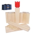 thumbnail image 1 of Set de juegos Kubb Yard GOTHINK de madera de pino con bolsa de transporte, 1 of 7