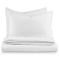 thumbnail image 1 of Bouclair White Collin Collection - 3-Piece Duvet Cover Set King, 1 of 5
