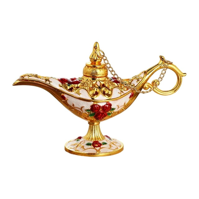 Lamp Arabische Rekwisieten Olielamp met Ambachten Geschenkpot voor Decoratie rojo blanco