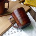 thumbnail image 5 of NANAHuang 12 oz Handmade Wooden Coffee Mug Wood Outdoor Cool Man Mug Unique Camping Cup Guys Tankard Beer Mug Stein for Men Gift Coffee Cup Fancy Viking Mug, 5 of 6
