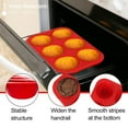 thumbnail image 3 of LShunze Silicone Muffin Pan - 6 Cup Non-Stick Cupcake Pan for Baking, Food Grade and BPA Free, Perfect for Egg Muffin, Cupcake, Quiches and Frittatas, 3 of 8