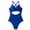 Blue B, variant on KYAIGUO Women's One Piece Swimsuit Backless Strappy Cross Monokini High Waist Beach Bathing Suit Cross Backless Bikini One Piece Quick Dry Swimwear