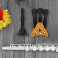 thumbnail image 3 of Flute Reed Pipe Clarinet Tripod Support Portable Clarinet Flute Iron Rack Display Holder Bracket Stand, 3 of 8