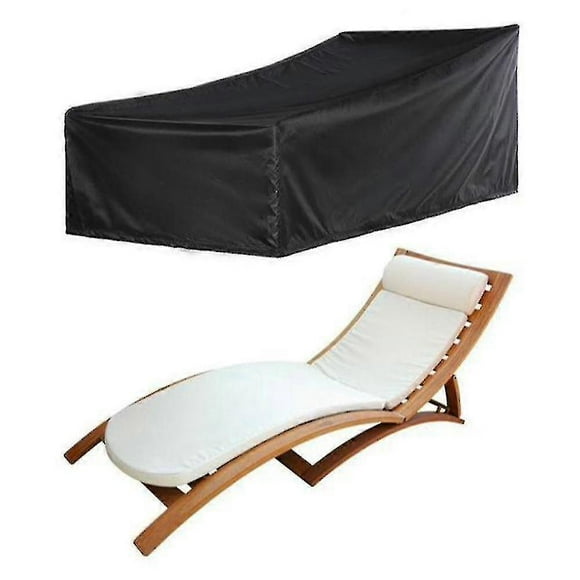 Garden Sunbed Cover Waterproof Windproof Anti-uv Outdoor Patio Sun Lounger Cover