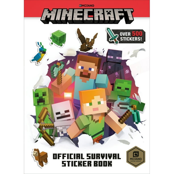 Minecraft Official Survival Sticker Book Minecraft Paperback Walmart Com Walmart Com - roblox stickers walmart