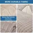 thumbnail image 6 of Eurhowing Plush Sofa Cover, Non-Slip Sofa Slipcover for Corner L Shape 1 2 3 Seater, Soft Warm Velvet Sofa Cushion Covers (Light Coffee, 70x70cm), 6 of 11