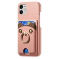 thumbnail image 2 of Étui pour FOXDOCK iPhone 12 Mini, Cuir, Anneau Ourson, Porte-Cartes, 2 of 4