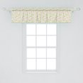 thumbnail image 2 of Ambesonne Shabby Flora Window Valance, Spring Yard Pastel, 54" X 12", Pale Pink Pale Green, 2 of 3