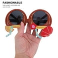 thumbnail image 3 of WEUVEB Brown Hawaiian Sunglasses for Adults with Tropical Party Prop and Decoration, 3 of 9