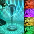 thumbnail image 2 of LINLIN Crystal lamp, LED Touch Lamps Bedside Lamps,3 Lighting Colors Brightness Adjustable USB Rechargeable for Living Room,Dresser Table Romantic Decoration, 2 of 9