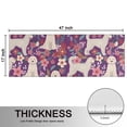 thumbnail image 5 of Kitchen Rugs Sets Of 2,Goldendoodle Dog and Flower Floral Anti Fatigue Kitchen Mat Rugs Non Slip Washable,Decorative Kitchen Floor Mats for Kitchen,Sink,Laundry,17"X47", 5 of 5