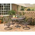 thumbnail image 4 of Homestyles Sanibel Aluminum 5 Piece Outdoor Dining Set in Bronze, 4 of 9