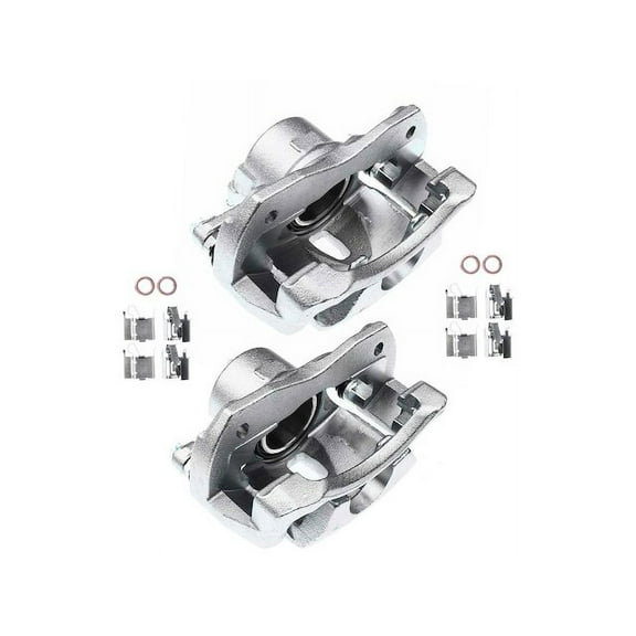 Brake Caliper Set 2 - Compatible with 2006 - 2018 Toyota RAV4 2007 2008 2009 2010 2011 2012 2013 2014 2015 2016 2017