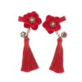 thumbnail image 2 of Traditional Chinese Tassels Hair Clip Chinese Style Accessories for Cosplay and Wedding 2Pcs, 2 of 3