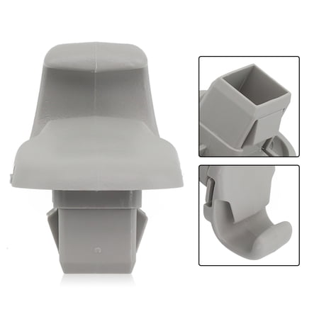 Tekuisi Gray Sunvisor Clip Holder Bracket for Mazda 3 6 for CX-5 KD45-69-261 1pc Practical ABS Car Accessories Tools