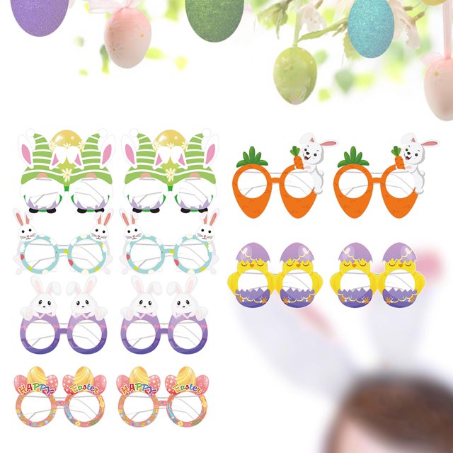 Gafas de Pascua perfecl 12 piezas Accesorios de Pascua